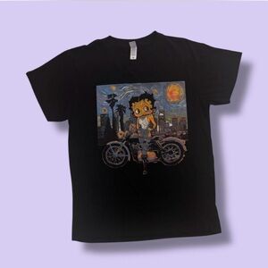 Black Graphic Kids T-Shirt